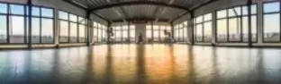 empty sports hall